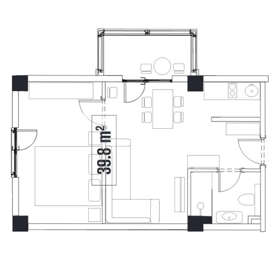 Mountain View 1Br Apartment 101 - Loft 1 Gudauri Exterior foto